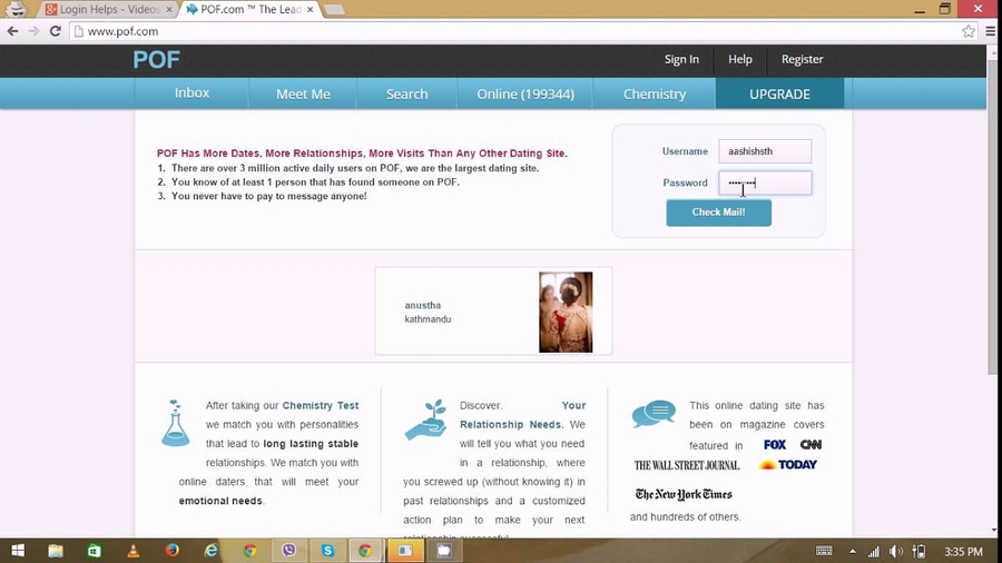 free online dating pof